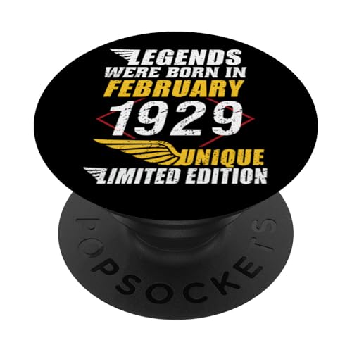 Comprar Cumpleaños Febrero 1929 Edición Limitada Regalo February PopSockets PopGrip BlackFriday Adhesivo Ofertas 2024 | regaloscumple.com