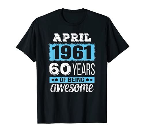Comprar Regalo divertido abril 1961 – cumpleaños Navidad 60 abril Camiseta Ofertas 2025 | regaloscumple.com