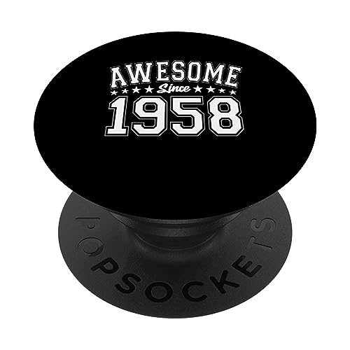 Comprar Impresionante desde 1958 Cumpleaños Impresionante Vintage PopSockets Regalos PopGrip Intercambiable Top Precio 2025 | regaloscumple.com