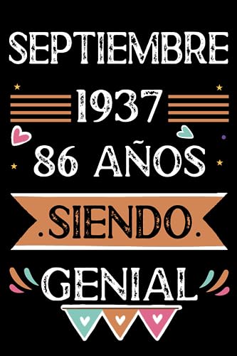 Comprar CUADERNO Septiembre 1937 86 Años Siendo Genial: Libro visitas cuaderno Regalos 110 páginas felicitaciones idea regalo regalo Para la esposa novia mujer La madre Ofertas 2024 | regaloscumple.com