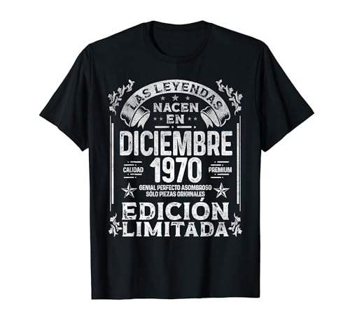 Oferta Las nacen Diciembre - Años Camiseta