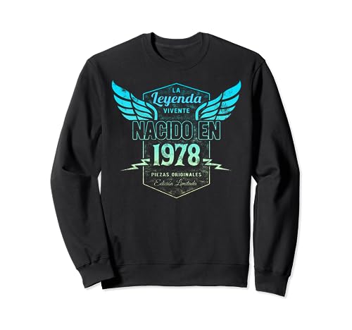 Consigue ahora Nacido En 1978 La BlackFriday Leyenda Vivente 46 Cumpleaños Sudadera Ofertas 2024 | regaloscumple.com