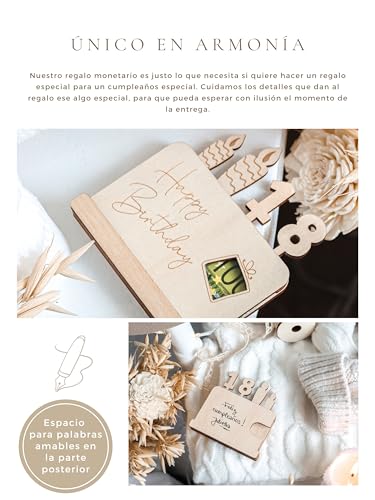 Ofertas Joli Tarjeta cumpleaños Regalo 18 - Dinero 18