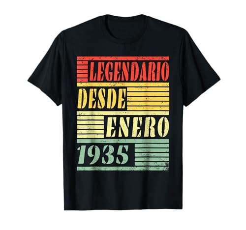 Comprar Hombre 88 Regalos Años Cumpleaños 1935 Hombre 88 Años Enero Legendario Camiseta Top Precio 2024 | regaloscumple.com