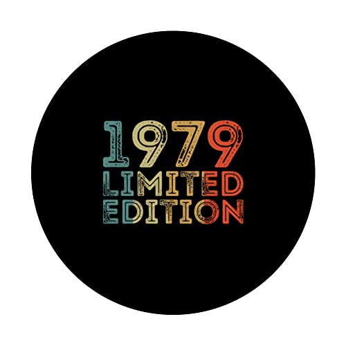 Oferta Flash 1979 Cumpleaños Vintage Retro PopSockets PopGrip Intercambiable