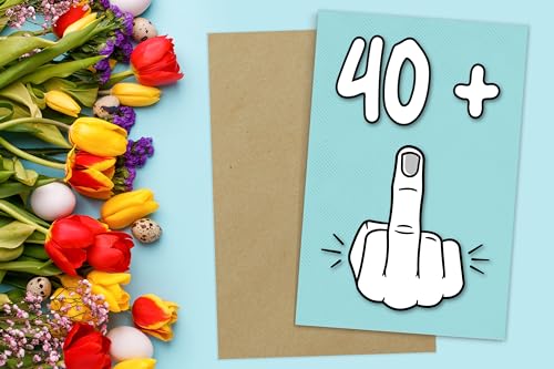 Mejores precios Mug Monster Tarjeta de 41 cumpleaños 40 + 1 divertida