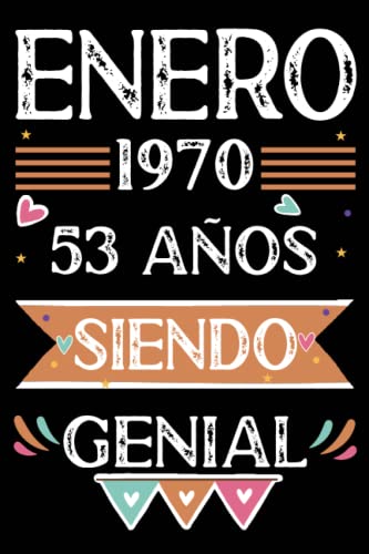 Comprar CUADERNO Enero 1970 53 Cumpleaños Años Siendo Genial: Libro visitas cuaderno 110 páginas felicitaciones idea regalo regalo Para la esposa novia mujer La madre Top Precio 2023 | regaloscumple.com