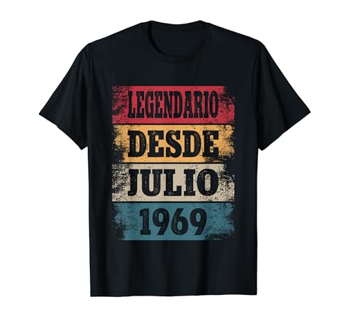 Consigue ahora Legendario Desde Julio 1969 - Cumpleaños 55 Años Camiseta Cumpleaños Top Precio 2024 | regaloscumple.com