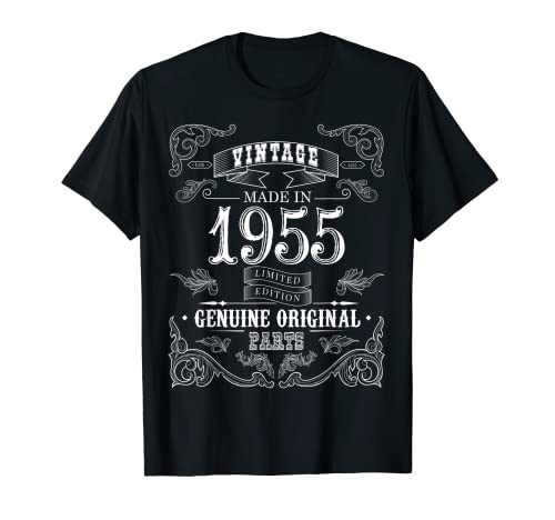 Consigue ahora Regalo cumpleaños vintage hecho en 1955 Navidad regalo 68 años Camiseta Top Precio 2024 | regaloscumple.com