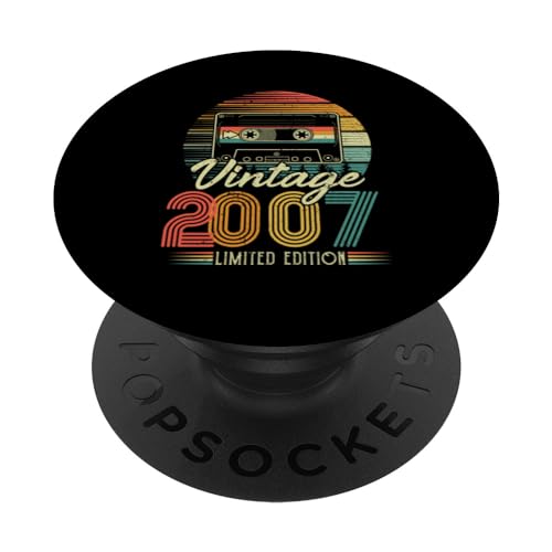 Comprar 2007 Vintage Cumpleaños Retro Edición Limitada Hombres Mujer PopSockets PopGrip Intercambiable Top Regalos Precio 2024 | regaloscumple.com