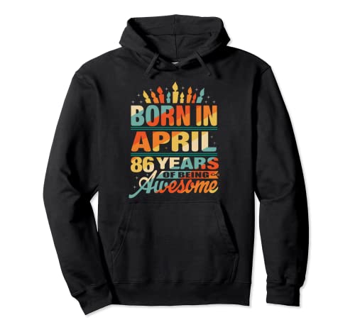 Consigue ahora Vela gráfica para regalo cumpleaños número 86 abril 1936 Navidad Sudadera con Capucha Rebajas 2025 | regaloscumple.com
