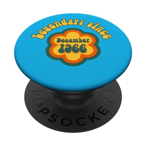 Consigue ahora Nacido en Diciembre Cumpleaños 1966 Cumpleaños Legendario desde 1966 PopSockets PopGrip Intercambiable Top Precio 2024 | regaloscumple.com