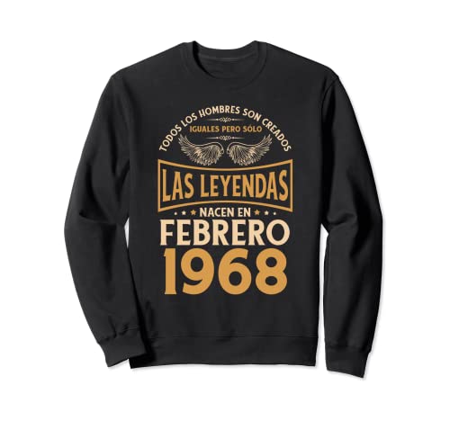 Comprar Cumpleaños Hombre Regalos Las Leyendas Febrero Navidad 1968 Sudadera Rebajas 2024 | regaloscumple.com