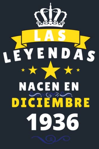 Consigue ahora Las leyendas Nacen En Diciembre 1936: Promoción Cuaderno notas cumpleaños 84 años para mujer hombre Diario para regalo cumpleaños ideal para abuelos padres madres Top Precio 2024 | regaloscumple.com