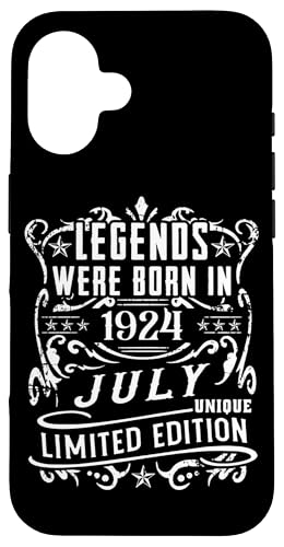 Consigue ahora Carcasa para iPhone 16 Cumpleaños Julio 1924 Ideas para regalar Edición Limitada Regalo Legend July Rebajas 2024 | regaloscumple.com