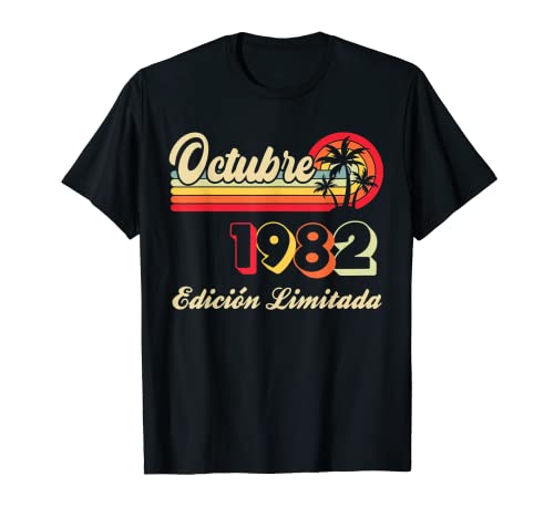 Consigue ahora 40 Años Cumpleaños BlackFriday Octubre 1982 Hombre Mujer Octubre Camiseta Top Precio 2024 | regaloscumple.com