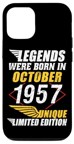 Consigue Promoción ahora Carcasa para iPhone 12/12 Pro Cumpleaños Octubre 1957 Edición Limitada Regalo Used Vintage Rebajas 2025 | regaloscumple.com