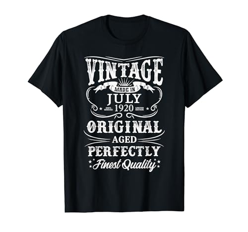 Comprar Vintage Julio 1920 Legendario Desde Julio Catálogo 1920 Camiseta Rebajas 2024 | regaloscumple.com