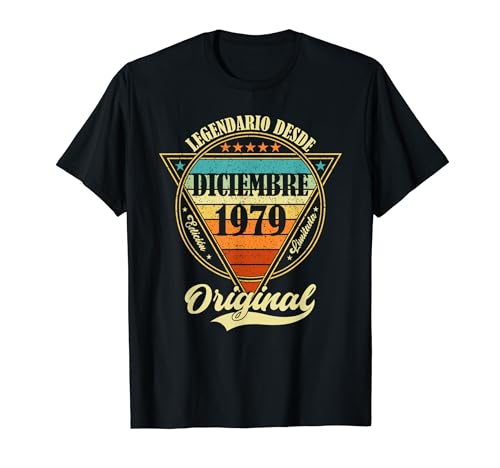 Consigue ahora 44 cumpleaños Nacido en Deciembre 1979 Vintage 44 años BlackFriday Camiseta Top Precio 2024 | regaloscumple.com