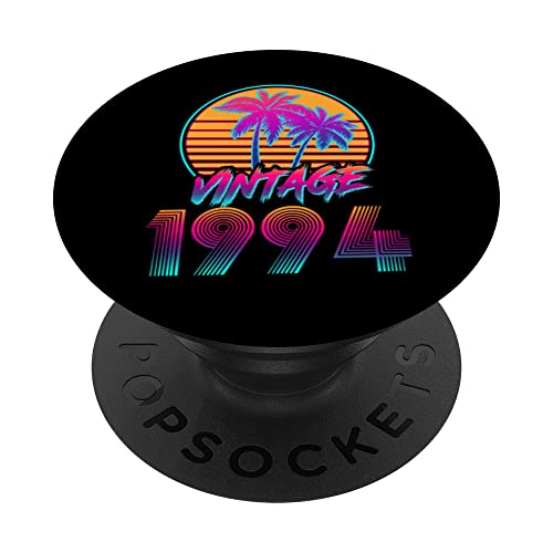 Comprar Vintage 1994 28 años Retro 80s 28 cumpleaños PopSockets PopGrip Intercambiable Cumpleaños Top Precio 2025 | regaloscumple.com