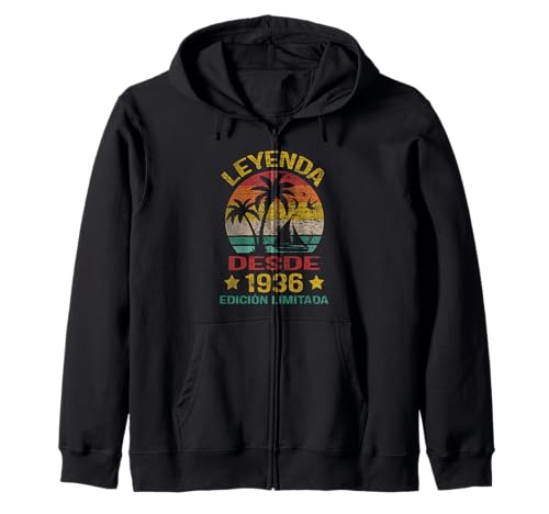 Consigue ahora Cumpleaños 89 Años Ideas para regalar Leyenda desde 1936 Edición Limitada Sudadera con Capucha Ofertas 2025 | regaloscumple.com