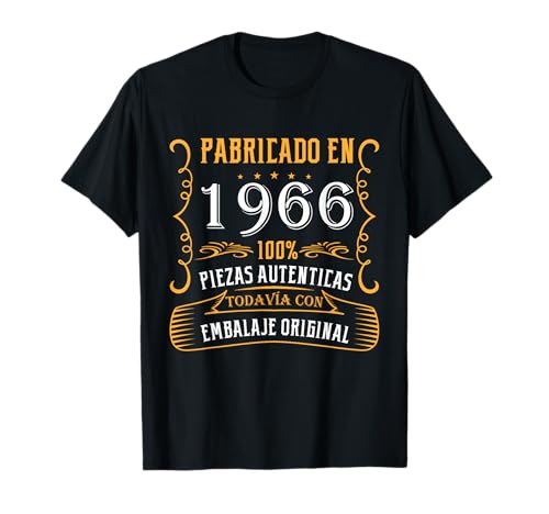 Comprar Fabricado Regalos 1966 Años Cumpleaños Hombre Mujer Nacen En 1966 Camiseta Rebajas 2024 | regaloscumple.com