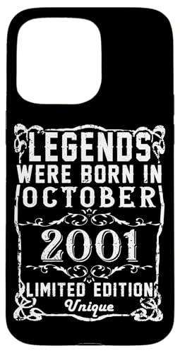 Consigue ahora Carcasa para iPhone 15 Pro Promoción Max Cumpleaños Octubre 2001 Edición Limitada Regalo Used Vintage Ofertas 2025 | regaloscumple.com