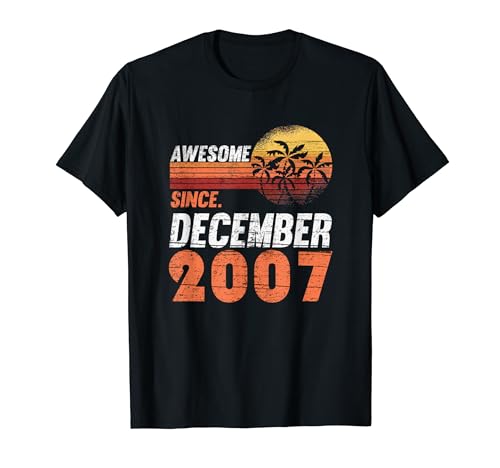 Consigue ahora Cumpleaños diciembre 2007 Ideas para regalar Camiseta Top Precio 2024 | regaloscumple.com