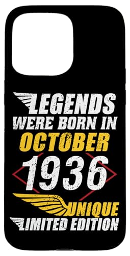 Consigue ahora BlackFriday Carcasa para iPhone 15 Pro Max Cumpleaños Octubre 1936 Edición Limitada Regalo Used Vintage Top Precio 2024 | regaloscumple.com