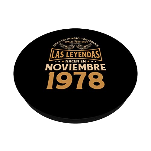 Ofertas en regaloscumple.com Cumpleaños Hombre Regalos Las Leyendas Noviembre 1978 PopSockets PopGrip Intercambiable