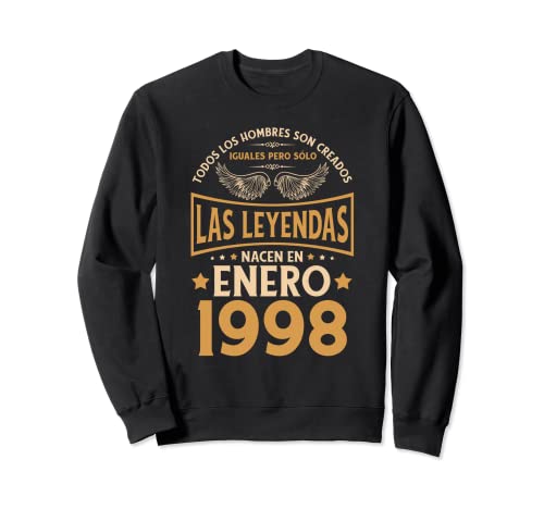 Consigue ahora Cumpleaños Cumpleaños Hombre Regalos Las Leyendas Enero 1998 Sudadera Rebajas 2024 | regaloscumple.com