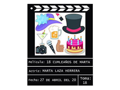 Ofertas Oedim Photocall en Pegasus Cine Cumpleaños 80x100cm | Photocall Cine Cumpleaños | Regalos Personalizados para Cumpleaños| Photocall Troquelado con Atrezzos Decorativos