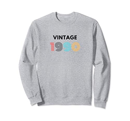 Comprar 30 cumpleaños Vintage retro 1990 Ideas para regalar regalo para sus mujeres Sudadera Ofertas 2024 | regaloscumple.com