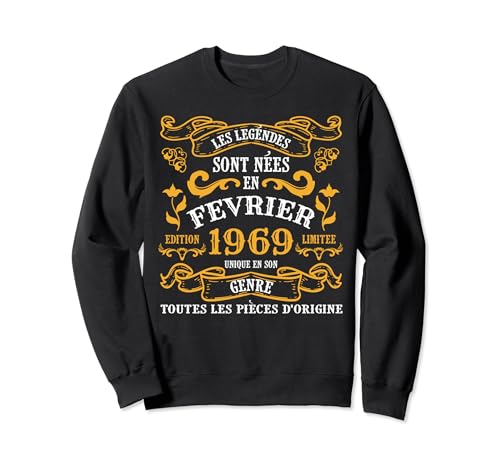 Consigue ahora Las Legendes Nacieron En Navidad Febrero 1969 54 Cumpleaños Sudadera Rebajas 2024 | regaloscumple.com