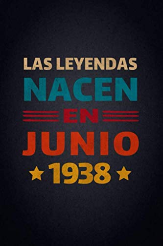 Consigue ahora Las Leyendas Nacen En Junio 1938: Diario Cuaderno Diario De Recuerdos Regalo cumpleaños para mujeres y hombres niñas niños novias novios madre ... Cumpleaños cumpleaños diario y cuaderno para cumpleaños Rebajas 2024 | regaloscumple.com