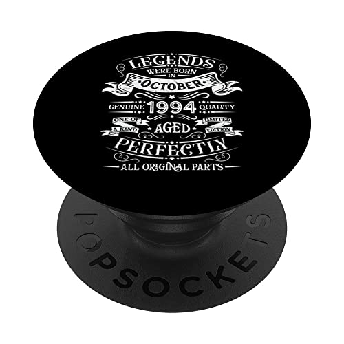 Comprar Leyendas nacieron en octubre Promoción 1994 regalo cumpleaños PopSockets PopGrip Intercambiable Rebajas 2024 | regaloscumple.com