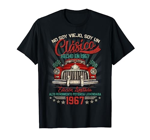 Comprar Clásico Hecho En 1967 Ideas para regalar Cumpleaños 57 Años Camiseta Ofertas 2024 | regaloscumple.com