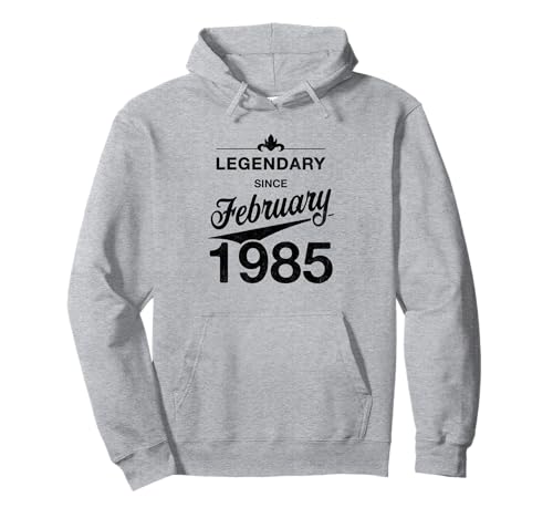 Consigue ahora 40 cumpleaños Navidad Nacido en Febrero 1985 Vintage 40 años Sudadera con Capucha Ofertas 2025 | regaloscumple.com