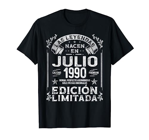 Oferta Las nacen Julio - Años Camiseta
