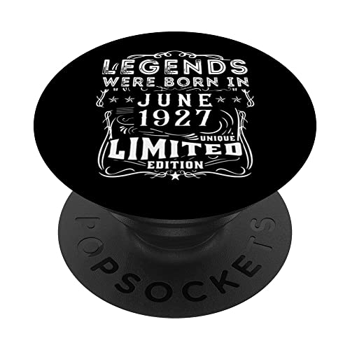 Comprar Cumpleaños Junio 1927 Edición Limitada Ideas para regalar Regalo Legend June PopSockets PopGrip Intercambiable Ofertas 2024 | regaloscumple.com