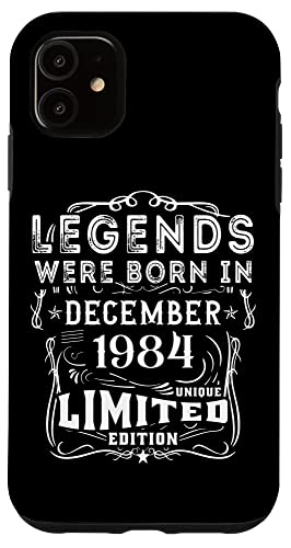 Comprar Carcasa Cumpleaños para iPhone 11 Cumpleaños Diciembre 1984 Edición Limitada Regalo Vintage Ofertas 2025 | regaloscumple.com
