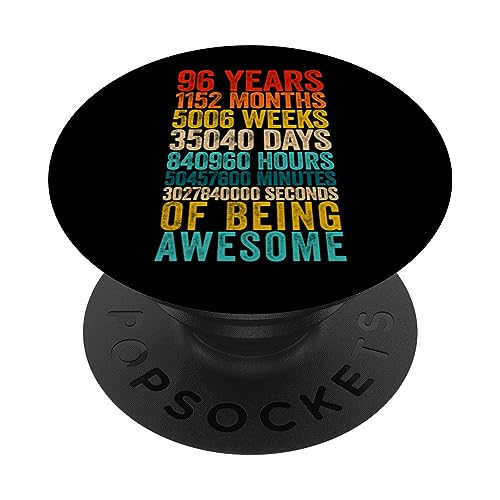 Comprar Cumpleaños Divertida camisa cumpleaños 96 Old Meter Divertidos regalos 96 años PopSockets PopGrip Intercambiable Rebajas 2025 | regaloscumple.com