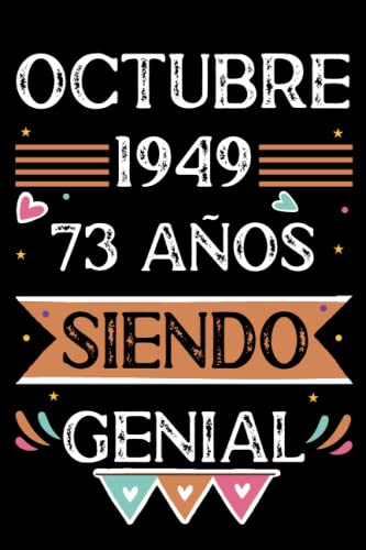 Comprar CUADERNO Octubre 1949 73 Años BlackFriday Siendo Genial: Libro visitas cuaderno 110 páginas felicitaciones idea regalo regalo Para la esposa novia mujer La madre Ofertas 2025 | regaloscumple.com