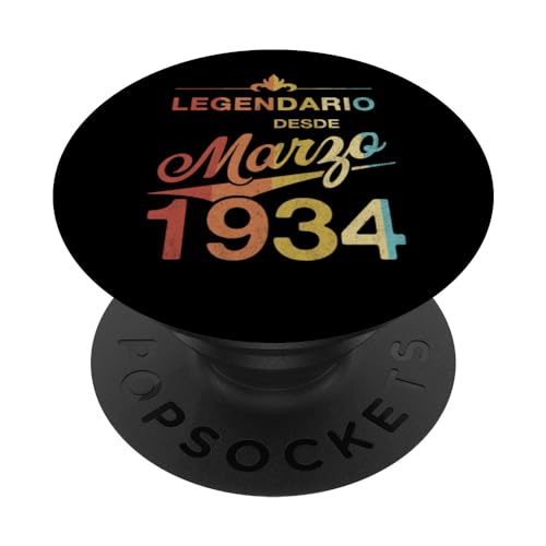 Consigue ahora 90 cumpleaños Nacido en Marzo Cumpleaños 1934 Vintage 90 años PopSockets PopGrip Intercambiable Rebajas 2024 | regaloscumple.com