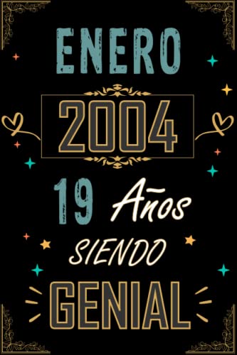 Comprar CUADERNO Regalos ENERO 2004 19 AÑOS SIENDO GENIAL: Regalo 19 cumpleaños para mujeres y hombres ideas 19 cumpleaños... un cumpleaños... divertido ... regalo 19 cumpleaños para él/ella. Top Precio 2024 | regaloscumple.com
