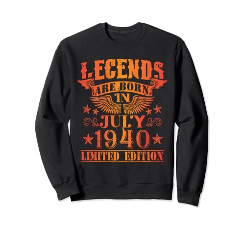 Comprar Cumpleaños Cumpleaños Julio 1940 Edición Limitada Regalo Legend July Sudadera Rebajas 2024 | regaloscumple.com