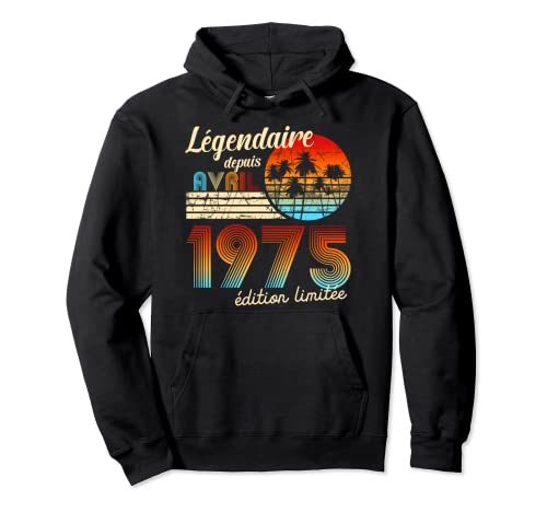 Consigue ahora Cumpleaños Nacidos En Legendario Regalos Desde Regalo Abril 1975 Sudadera con Capucha Top Precio 2024 | regaloscumple.com