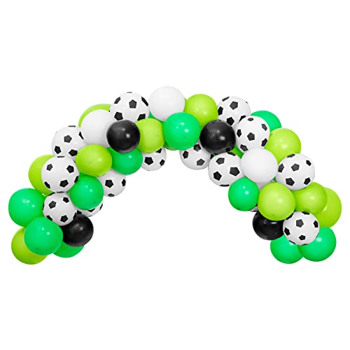Consigue ahora OH YEAH - Arco Globo para Fiestas Fútbol - Globos Catálogo Cumpleaños - Globos Blanco Verde Negro - Decoración Cumpleaños - Kit 40 Unidades 2 5m Globo Cumpleaños - FÁCIL MONTAJE Top Precio 2025 | regaloscumple.com