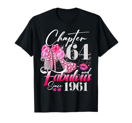 Consigue ahora Womens Regalos Chapter 64 Fabulous Since 1961 64 years old Birthday Camiseta Top Precio 2025 | regaloscumple.com