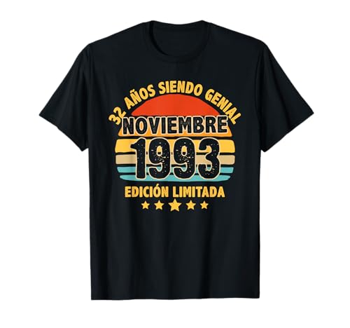 Consigue Cumpleaños ahora Noviembre 1993 32 Años Hombre Cumpleaños Noviembre 1993 Camiseta Top Precio 2025 | regaloscumple.com